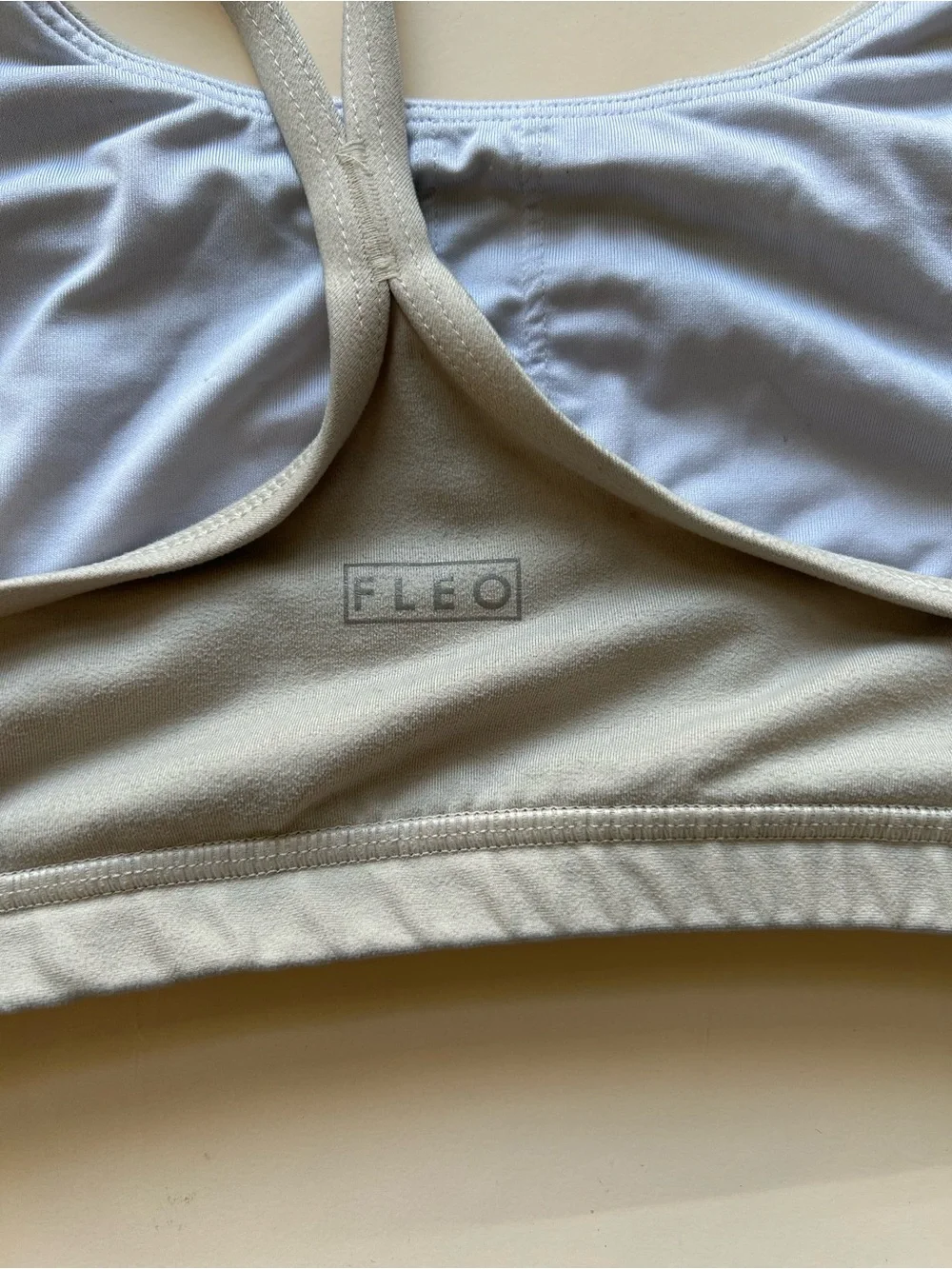 Fleo green Racerback Sports Bra size L - Picture 4 of 7